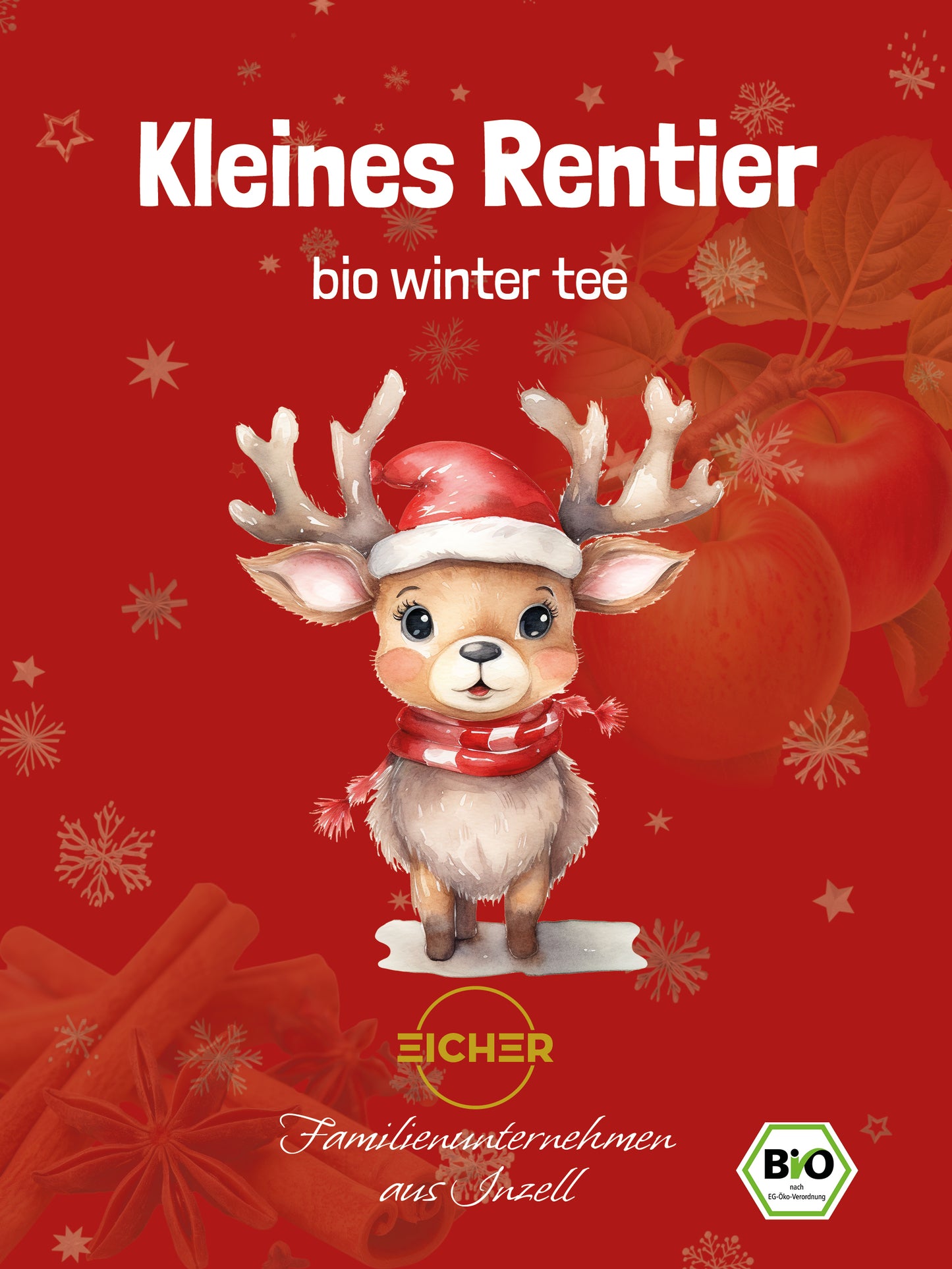 Kleines Rentier - Bio Winter Tee
