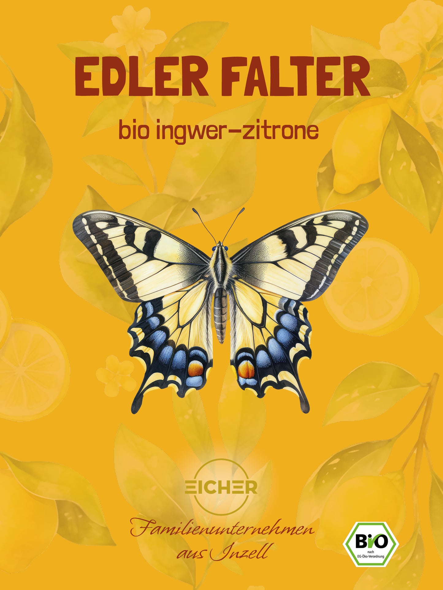 Edler Falter - Bio Grüner Tee Sencha (China) Ingwer Zitrone