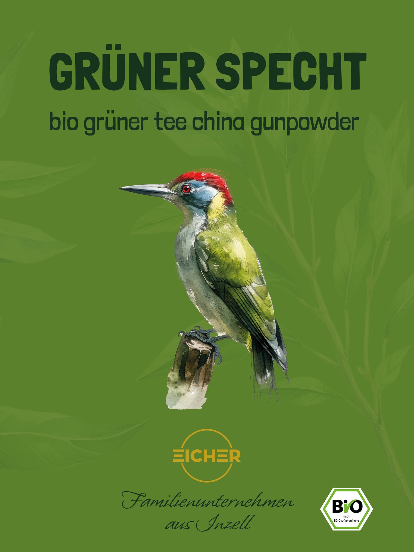 Grüner Specht - Bio Grüner Tee China Gunpowder